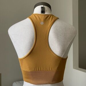 lululemon athletica Women's Mustard Sports Bra